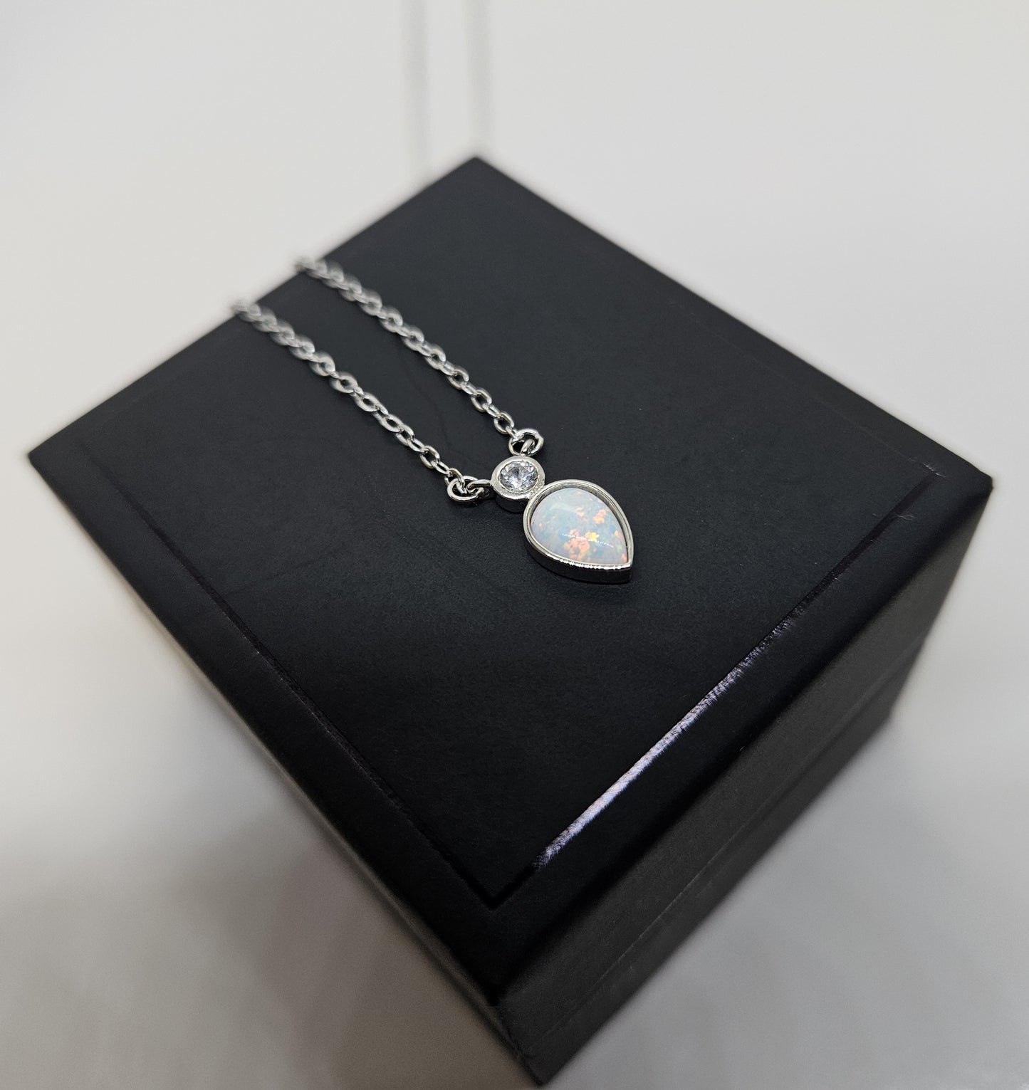 Pear Opal Necklace